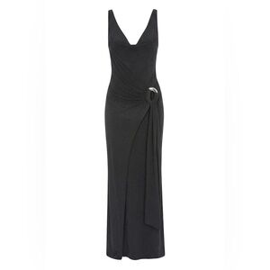 JLUXLABEL BLACK DIVINE STATE MAXI DRESS